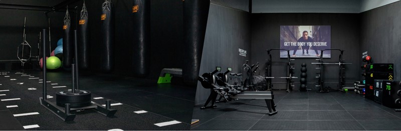 Moderne X-fit en Functional Training zaal voor Club Life