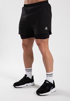 Gorilla Wear Cortez 2-in-1 Shorts - Zwart - S