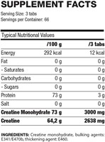 qnt creatine monohydrate 200 tabletten