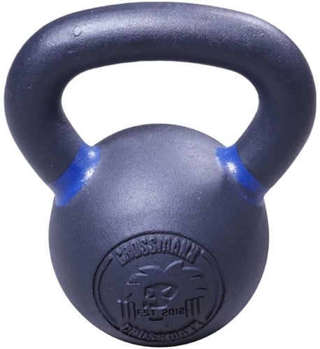 Lifemaxx Crossmaxx Kettlebell - Gietijzer met Poedercoating - 12 kg
