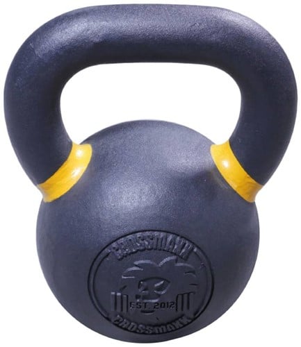 Lifemaxx Crossmaxx Kettlebell - Gietijzer met Poedercoating - 16 kg