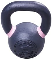 Lifemaxx Crossmaxx Kettlebell - Gietijzer met Poedercoating - 8 kg