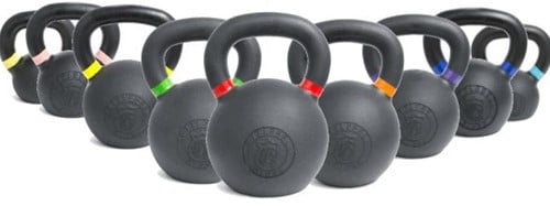 Lifemaxx Crossmaxx Kettlebell - Gietijzer met Poedercoating - 12 kg-2