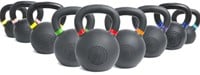Lifemaxx Crossmaxx Kettlebell - Gietijzer met Poedercoating - 16 kg-2