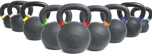 Lifemaxx Crossmaxx Kettlebell - Gietijzer met Poedercoating - 24 kg-2