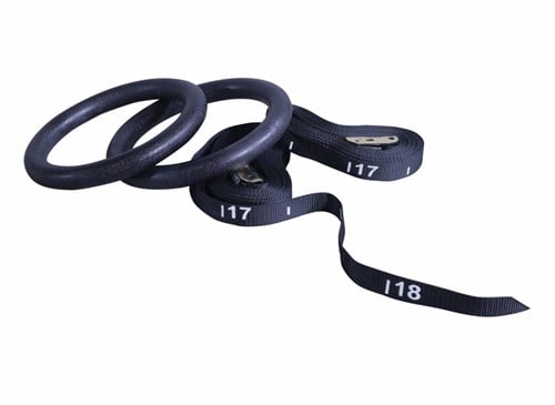 Lifemaxx Crossmaxx ABS Crossfit Ringen - Inclusief Straps