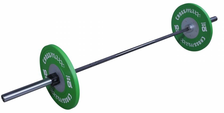 Lifemaxx Crossmaxx Olympische Halterstang - 220 cm (50 mm) - Zwart