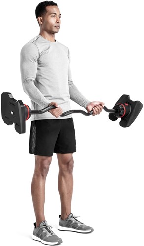 Bowflex selecttech 2080 barbell en curlbar