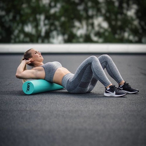 Lifemaxx LMX EVA Foam Roller - Blauw - 90 cm-2