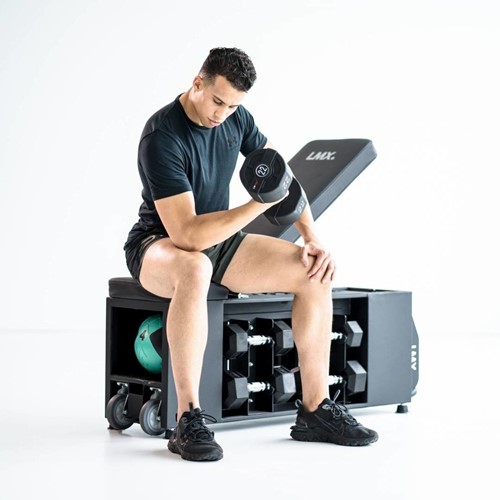 Lifemaxx Ronde PU Dumbbell - 44 kg-3