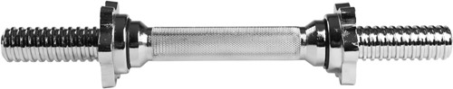 VirtuFit Dumbbellstang - Halterstang - met Schroefsluiting - 30 mm - 35 cm
