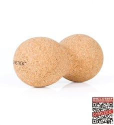 Gymstick Active Fascia Doubleball Kurk - Pinda Bal