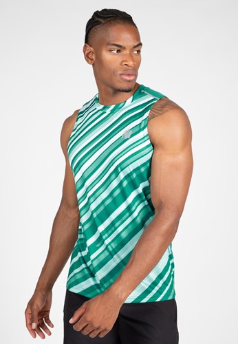 Gorilla Wear Easton Tank Top - Groen/Wit