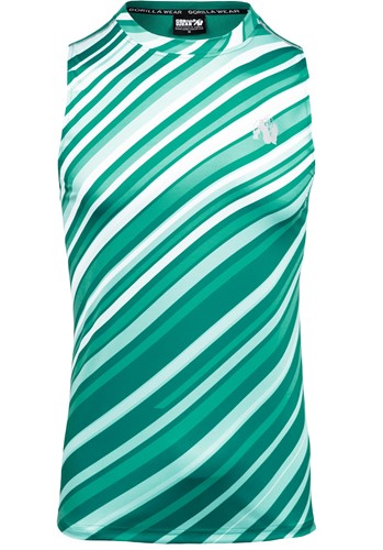 Gorilla Wear Easton Tank Top - Groen/Wit