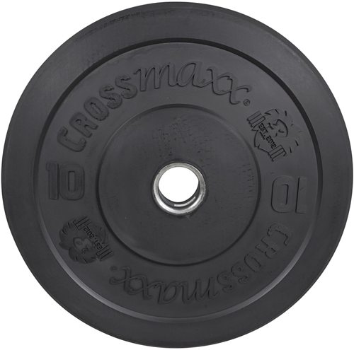 Lifemaxx Crossmaxx Bumper Plate - Olympische Halterschijf - 50 mm - 10 kg