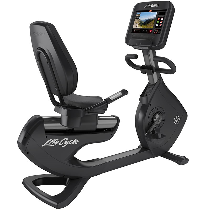 Life Fitness Platinum Discover SE3 Ligfiets - Titanium Storm