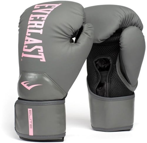 Everlast Elite 2 Bokshandschoenen - Grijs/Roze