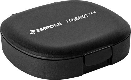 Empose Nutrition Pillbox - Pillendoosje voor Supplementen - Zwart-2