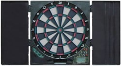 Equinox Elektronisch Dartbord Polaris met Kabinet - Inclusief 6 Dartpijlen