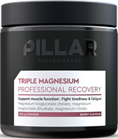 PILLAR Performance Triple Magnesium Poeder - 200 gr - Berry