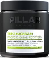PILLAR Performance Triple Magnesium Poeder - 200 gr - Pineapple & Coconut