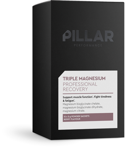 PILLAR Performance Triple Magnesium Travel Pack - 15 x 5 gr - Berry-2
