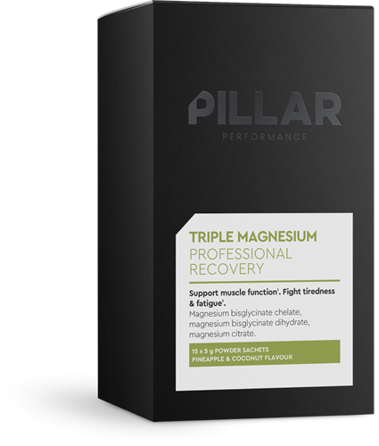 PILLAR Performance Triple Magnesium Travel Pack - 15 x 5 gr - Pineapple & Coconut-2