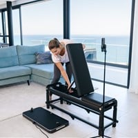 Flow Fitness DSG100i met Perform Fitnessbank - Smart Home Gym - Krachtstation-2