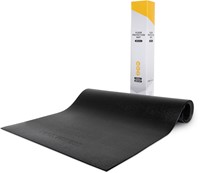 PROIRON Vloerbeschermingsmat, fitnessapparaat, vloerbeschermingsmat, fitness, 5 mm dik, loopband, mat, beschermmat, fitnessruimte, vloermat, onderlegmat voor crosstrainer, ook als yogamat, grijs