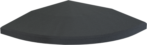 Flow Fitness Hoekprofiel Rubberen Tegel - 20 x 20 x 2 cm