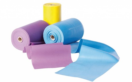 Lifemaxx Flex Band - Licht - 12 meter - Geel