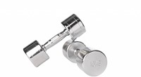 Lifemaxx Chroom Dumbbell Set - 2 x 7 kg