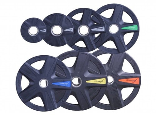 Lifemaxx Olympic Disc 5-grip model - ø50 mm - 1,25 kg