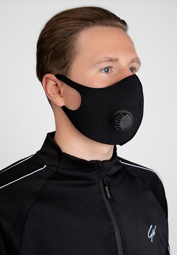 Gorilla Wear Mondkapje met Filter - Zwart