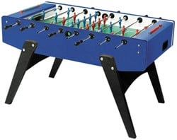 Garlando G-2000 Tafelvoetbal - Doorlopende stangen - Blauw - Tweedekans