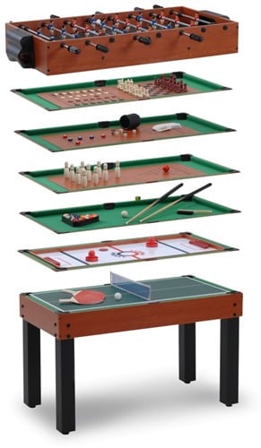 Garlando Multi-12 Speeltafel - Telescopische Stangen