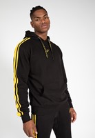 Gorilla Wear Banks Oversized Hoodie - Zwart/Geel