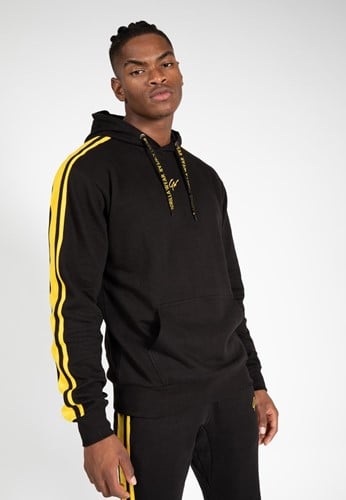Gorilla Wear Banks Oversized Hoodie - Zwart/Geel