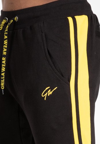 Gorilla Wear Banks Trainingsbroek - Zwart/Geel