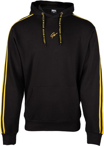 Gorilla Wear Banks Oversized Hoodie - Zwart/Geel
