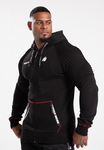 Gorilla Wear Georgia Zipped Hoodie - Zwart
