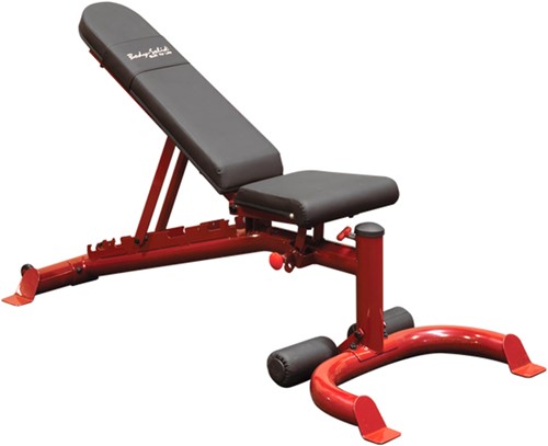 Body-Solid Flat Incline/Decline Trainingsbank - Rood
