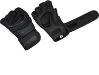 RDX Sports F15 Noir MMA Grappling Gloves - Zwart-2