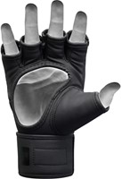 RDX Sports F15 Noir MMA Grappling Gloves - Zwart-3