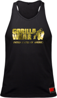 Gorilla Wear Classic Tank Top Zwart/Goud