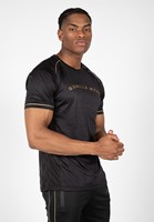 Gorilla Wear Fremont T-shirt - Zwart/Goud