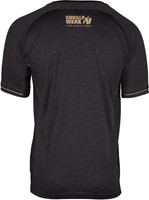 Gorilla Wear Fremont T-shirt - Zwart / Goud