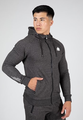Gorilla Wear Payette Zipped Hoodie - Zwart - 3XL
