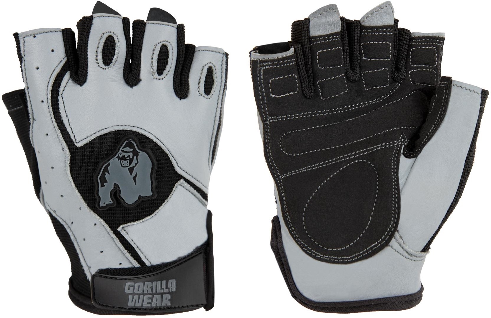 Gorilla Wear Mitchell Training Gloves - Fitness Handschoenen - Zwart / Grijs |