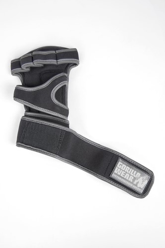 Gorilla Wear Yuma Krachtsport Handschoenen - Zwart/Grijs-2